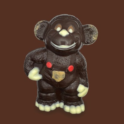Singe décoré garni noir