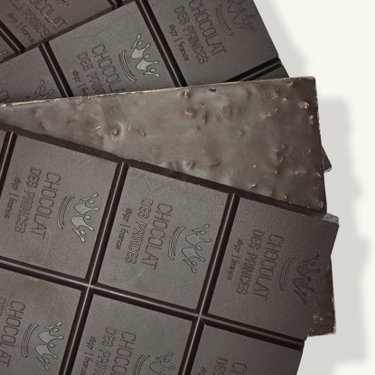 Tablettes de chocolat noir