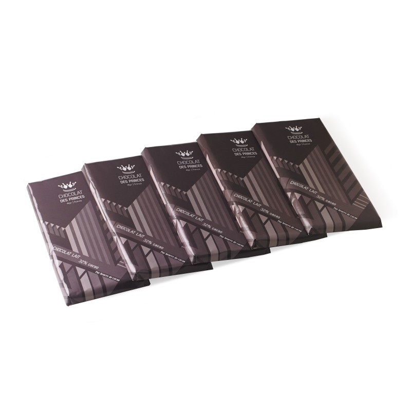 Tablettes de chocolat au lait