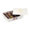 Chocolats assortis en boîtes décorées