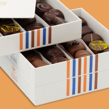Boîtes plateaux Chocolats assortis