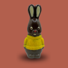 Lapin en pull garnie chocolat noir