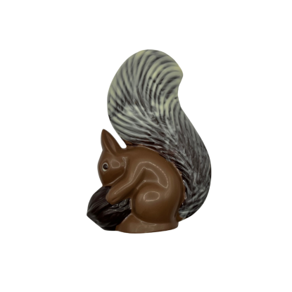 Ecureuil garni chocolat lait et blond