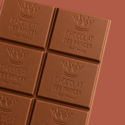 Tablettes de chocolat au lait